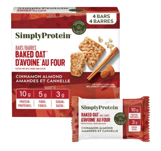 Simply Protein - Oat Bar - Cinnamon Almond, 4x45 g