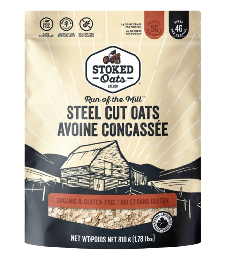 Stoked Oats - Run of the Mill Steel Cut Oats, 810 g