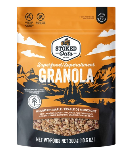 Stoked Oats - Superfood Granola Mountain Maple, 300 g