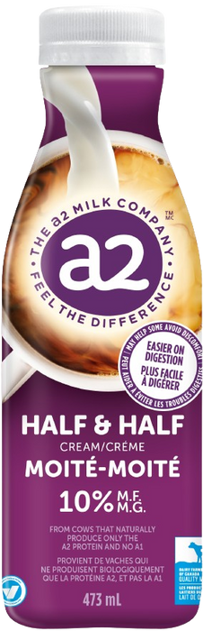 a2 Milk Company - A2 - Half & Half 10% Cream, 473 mL