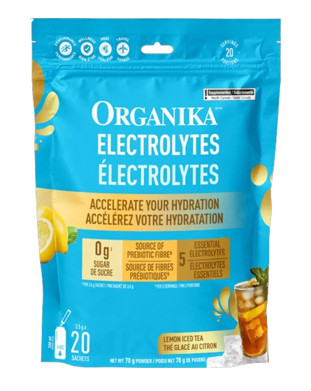 Organika - Electrolytes - Lemon Iced Tea, 70 g