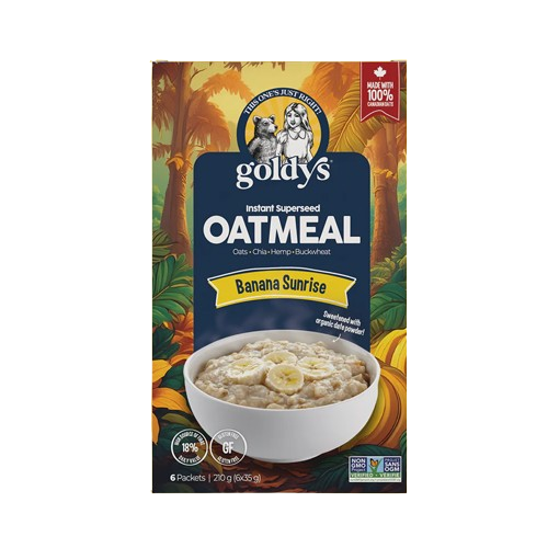 Goldy's - Oatmeal - Banana Sunrise, 6x35 g