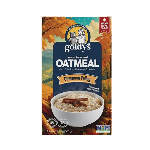 Goldy's - Oatmeal - Cinnamon Valley, 6x35 g