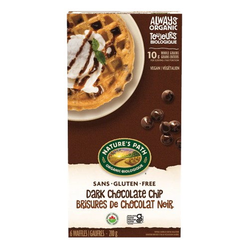 Nature's Path - Organic Chocolate Chip Waffles, 210 g