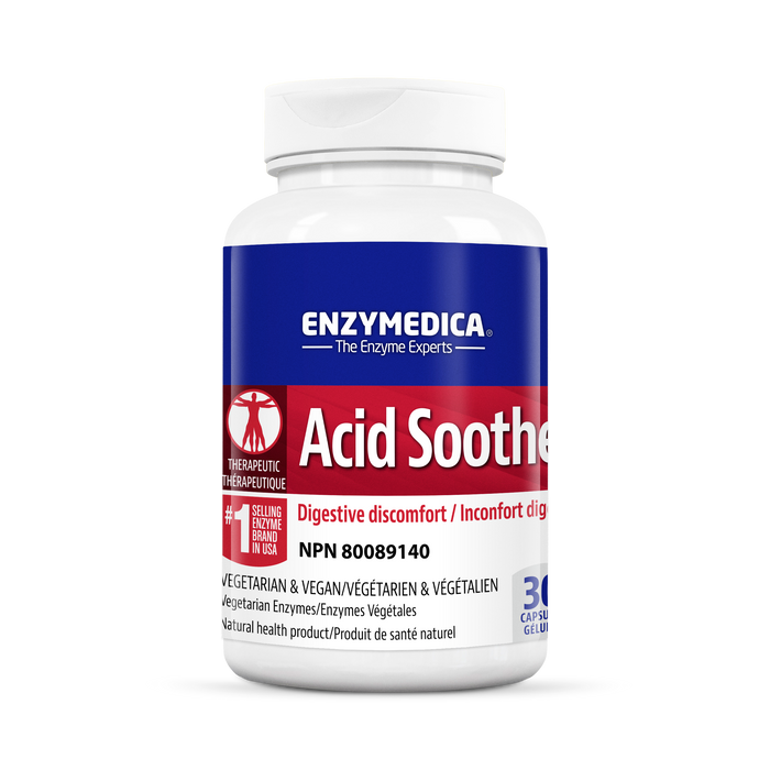 Enzymedica - Acid Soothe, 30 Capsules