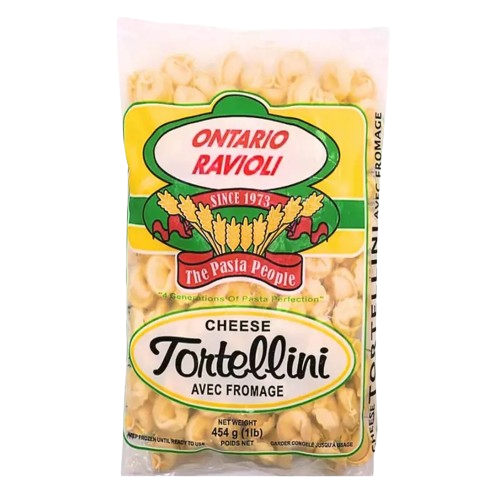 Ontario Ravioli - Cheese Tortellini, 454 g