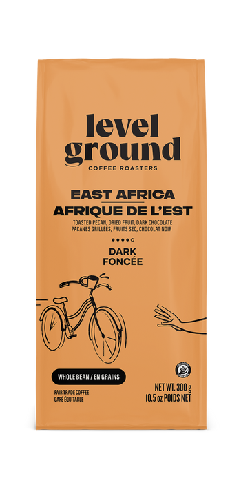 Level Ground Trading Ltd. - East Africa Dark Roast - Bean, 300 g