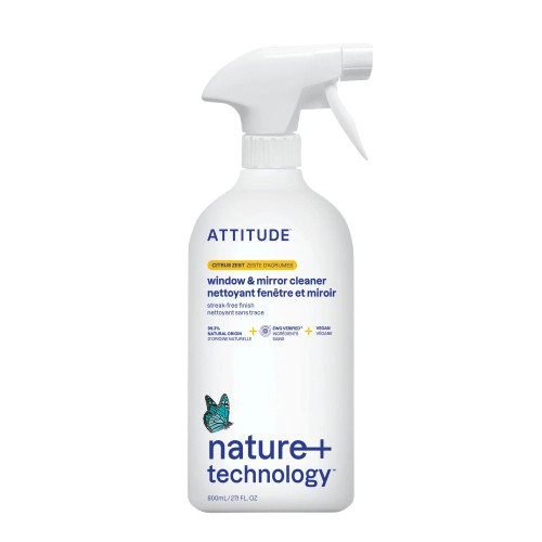 Attitude - Window & Mirror - Citrus Zest, 800 mL