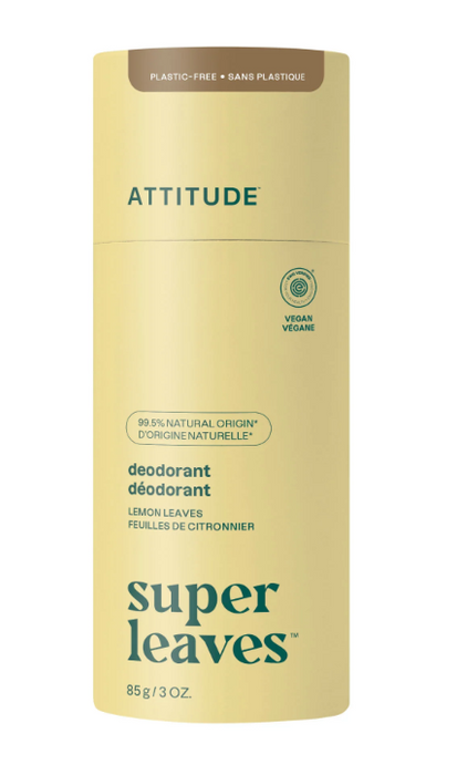 Attitude - Super Leaves Deodorant - Lemon, 85 g