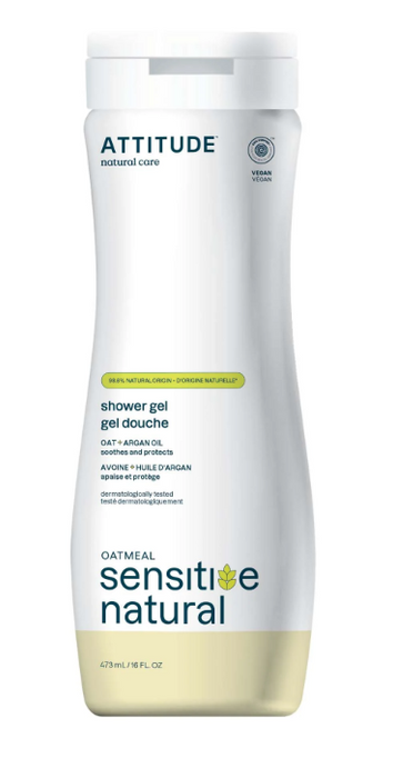 Attitude - Sensitive Body Wash - Argan, 473 mL