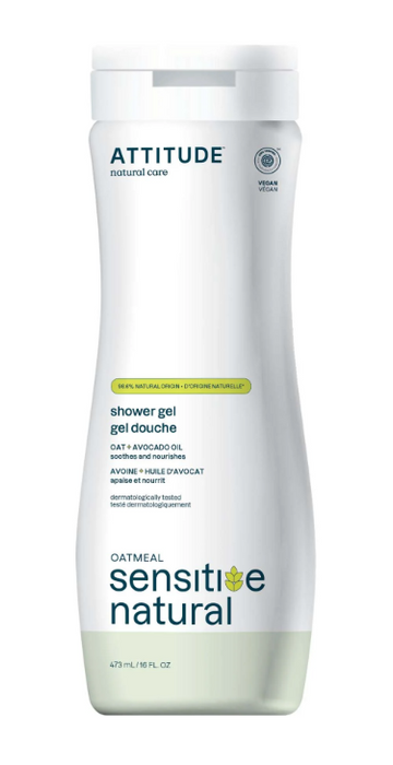 Attitude - Sensitive Body Wash - Avocado, 473 mL