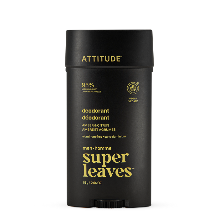 Attitude - Deodorant - Amber & Citrus, 75 g