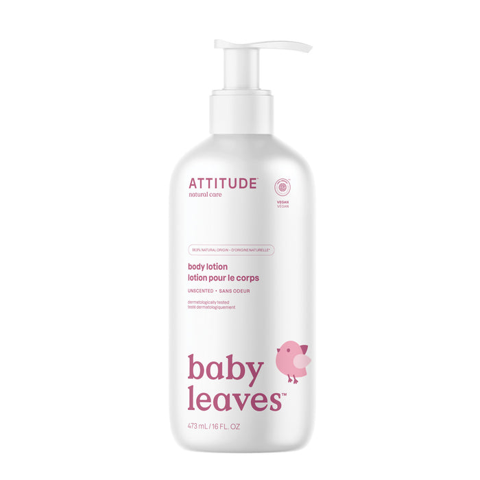 Attitude - Baby Leaves Body Lotion - Unscented, 473 mL