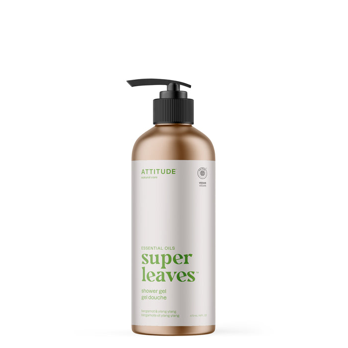 Attitude - Shower Gel - Bergamot & Ylang Ylang, 473 mL