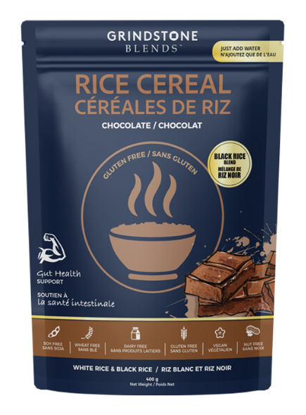 Grindstone Blends - Wellness Rice Cereal - Chocolate, 400 g