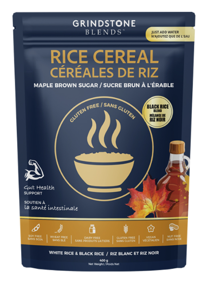 Grindstone Blends - Wellness Rice Cereal - Maple Brown Sugar, 400 g
