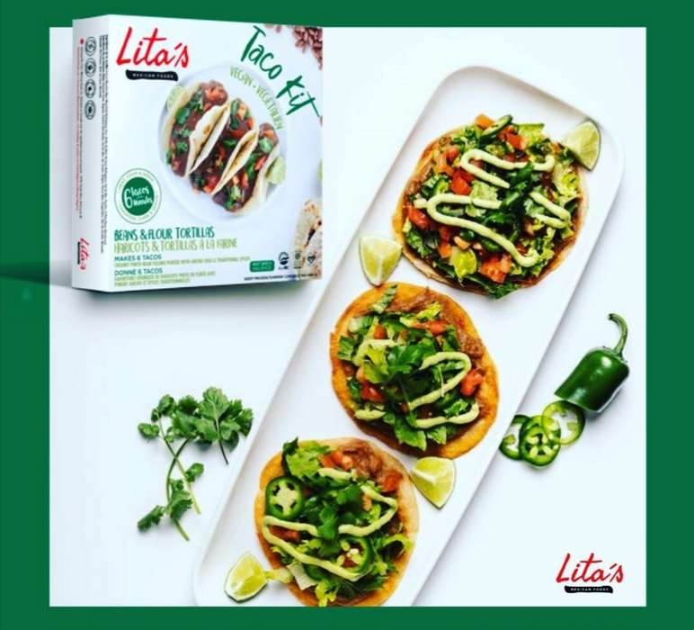 Lita's Mexican Foods - Taco Meal Kit - Bean, 480 g