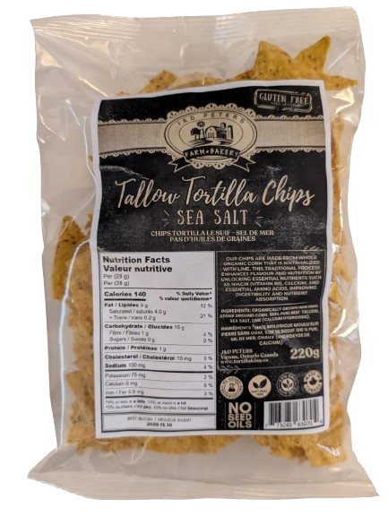 J&D Peters - Tallow Fried Chips - Salted, 220 g