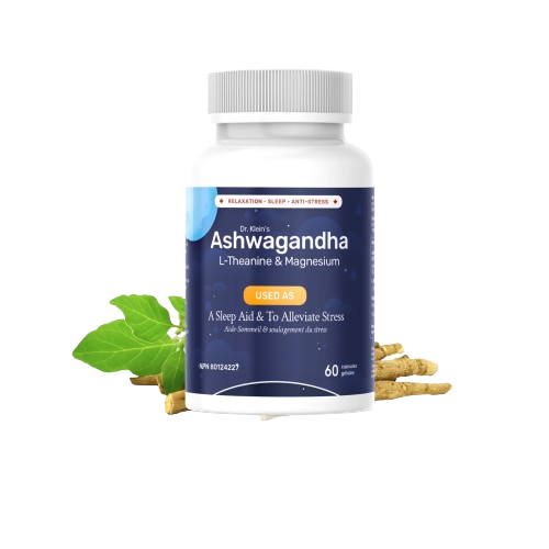 Dr. Klein's - Ashwagandha, L-Theanine & Mag, 60 Capsules