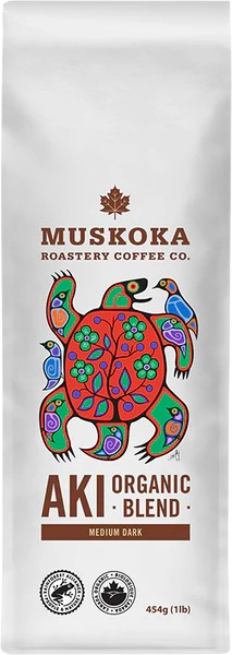 Muskoka Roastery Coffee Co. - Organic Aki Blend - Ground, 454 g