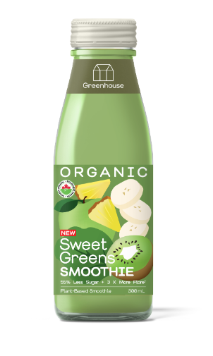 Greenhouse Juice - Sweet Greens Smoothie, 300 mL