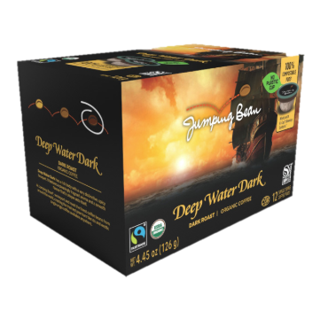 Jumping Bean - Organic Deep Water Dark Pod, 12 Count