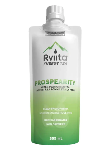 Rviita Energy Tea - Prospearity Apple-Pear Enrgy Tea, 355 mL