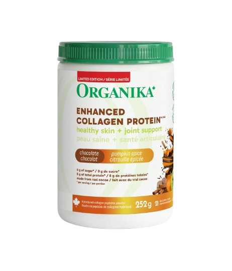 Organika - Enhanced Collagen Protein Chocolate Pumpkin, 252 g