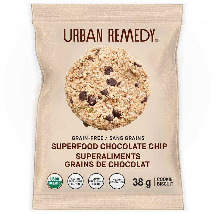 Urban Remedy - Superfood Cookie Chocolate Chip, 38 g