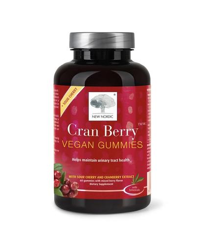 New Nordic - Cran Berry Gummies, 60 Count