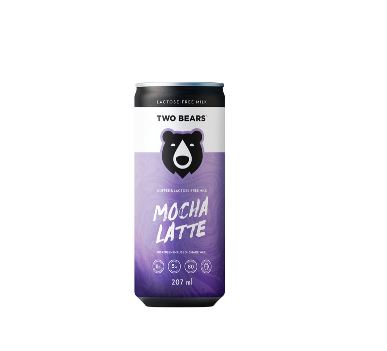 Two Bears - Dairy-free Latte - Mocha, 207 mL