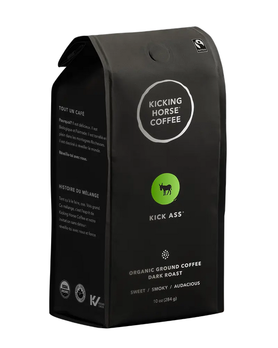 Kicking Horse Coffee - Kick Ass - Dark Ground Coffee, 284 g