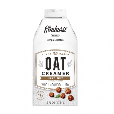 Elmhurst - Oat Creamer - Hazelnut, 473 mL