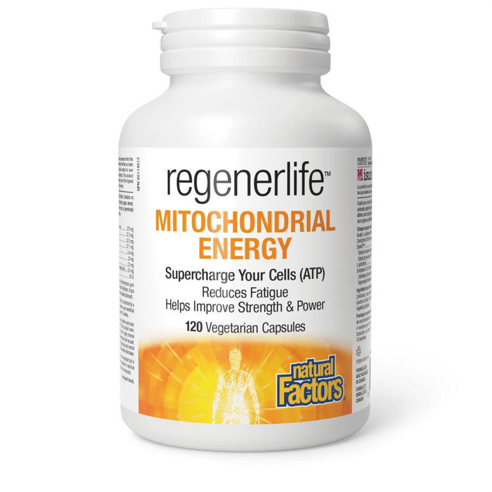 Natural Factors - Regenerlife Mitochondrial Energy, 120 Vcaps
