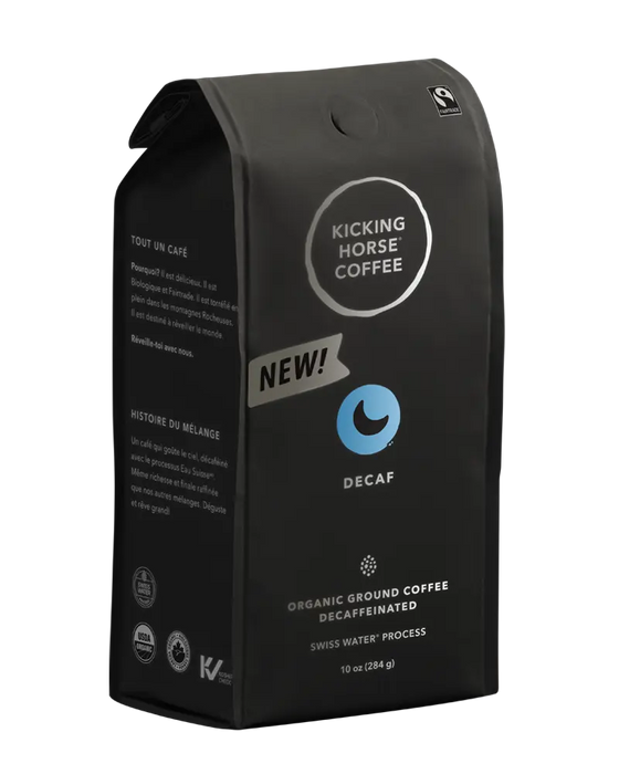 Kicking Horse Coffee - Decaf Dark Roast Ground Coffee, 284 g
