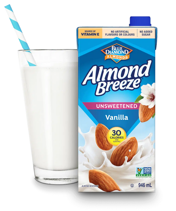 Blue Diamond - Almond Breeze - Vanilla Unsweetened, 946 mL