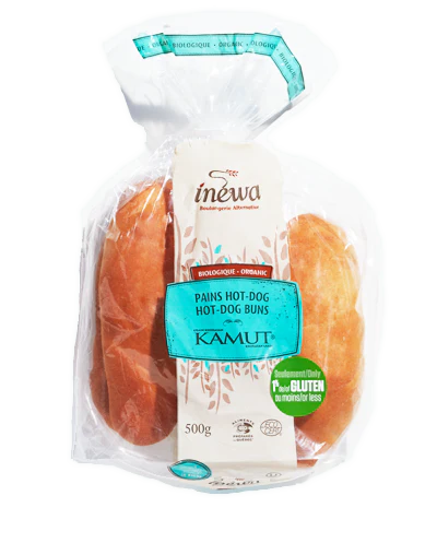 Inewa - Kamut Hot Dog Buns, 500 g