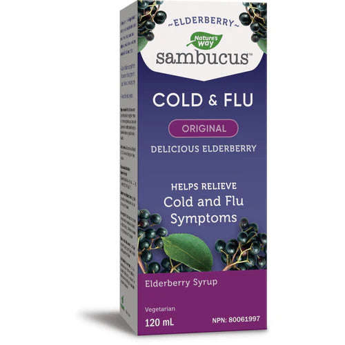 Nature's Way - Sambucus Cold and Flu Care Syrup - Original, 120 mL