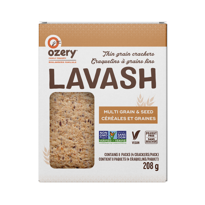 Ozery - Multigrain & Seed Crackers, 208 g