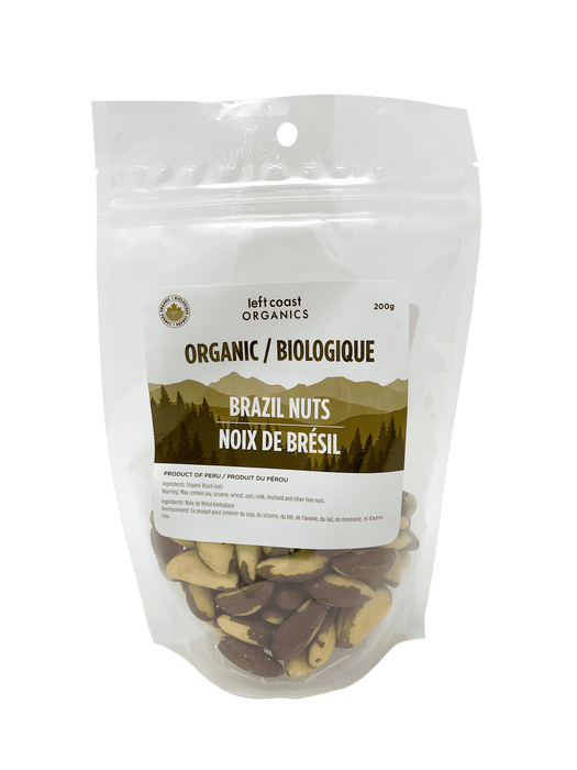 Left Coast Organics - Brazil Nuts, 200 g