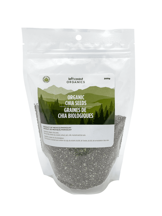 Left Coast Organics - Black Chia Seeds, 300 g