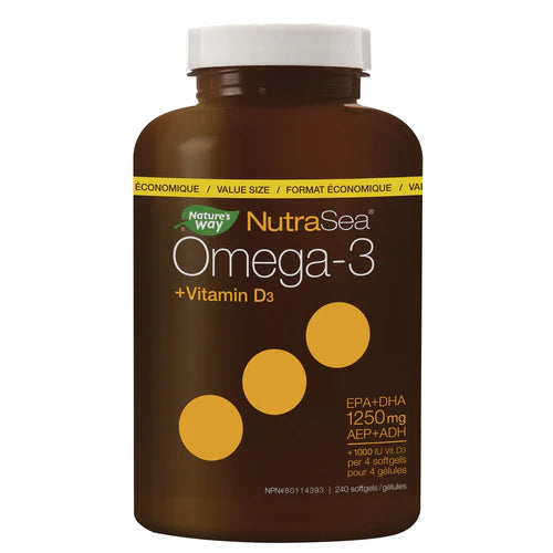 Nature's Way - NutraSea +D, 240 Softgels