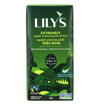 Lily's Sweets - Extremely Dark Chocolate Style, 80 g