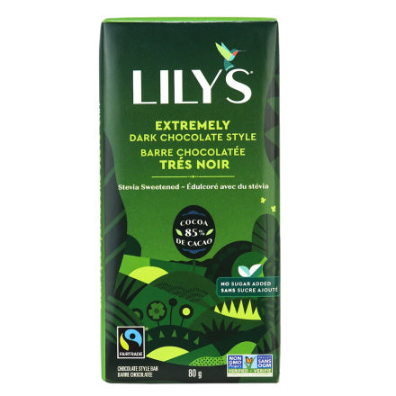 Lily's Sweets - Extremely Dark Chocolate Style, 80 g