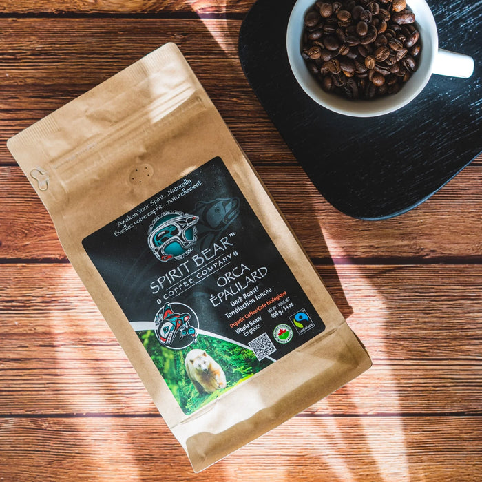 Spirit Bear - Orca - Dark Roast Whole Bean, 400 g