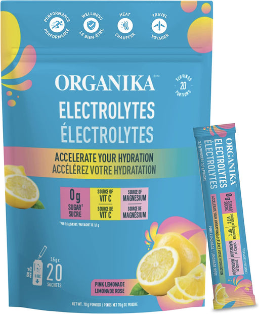 Organika - Electrolyte - Pink Lemonade - 3.5x20g