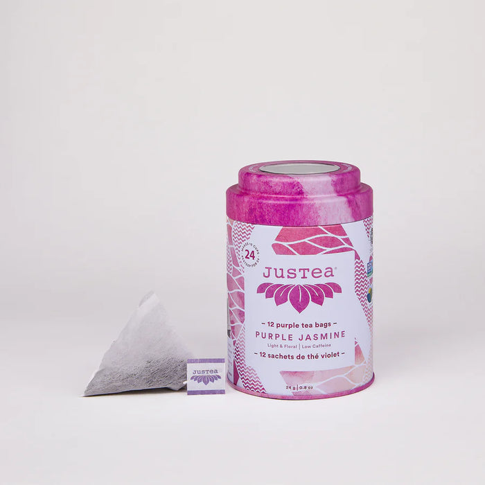 Justea - Purple Jasmine - Tin, 24 g