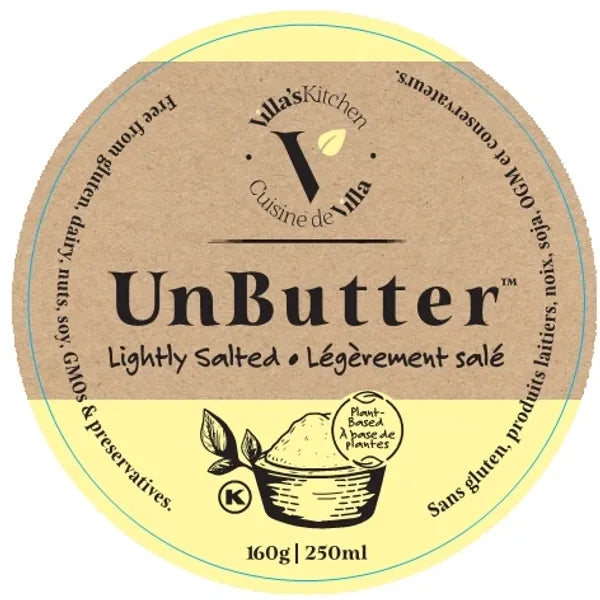 Villa's Kitchen - Unbutter - Lightly Salted, 250 mL