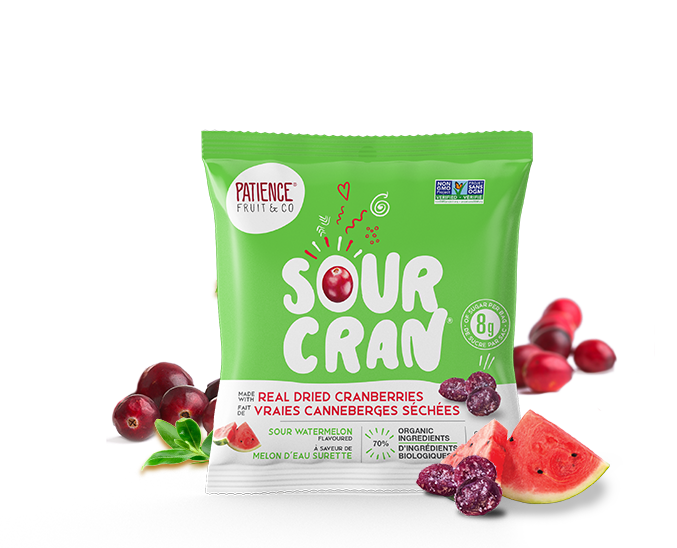 Patience Fruit & Co - Sour Cran - Watermelon, 60 g