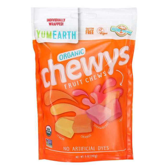 Yum Earth - Organic Chewys Fruit Chews, 142 g